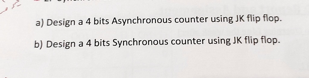 4 bit asynchronous counter using jk flip flop truth table