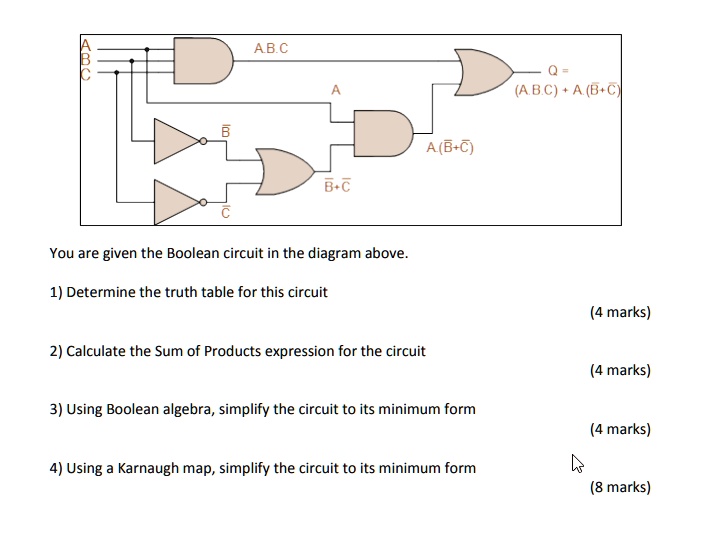 SOLVED: 'Show steps please. ABC (A BC) + A (B+C) A(B+C) Ea You are ...
