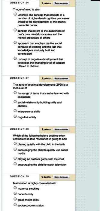 Highest level hotsell of cognitive development