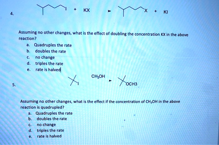 SOLVED:KX Assuming no other changes, what is the effect of doubling the ...