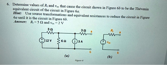 Solved Determine Values Of R And V That Cause The Circuit Shown In