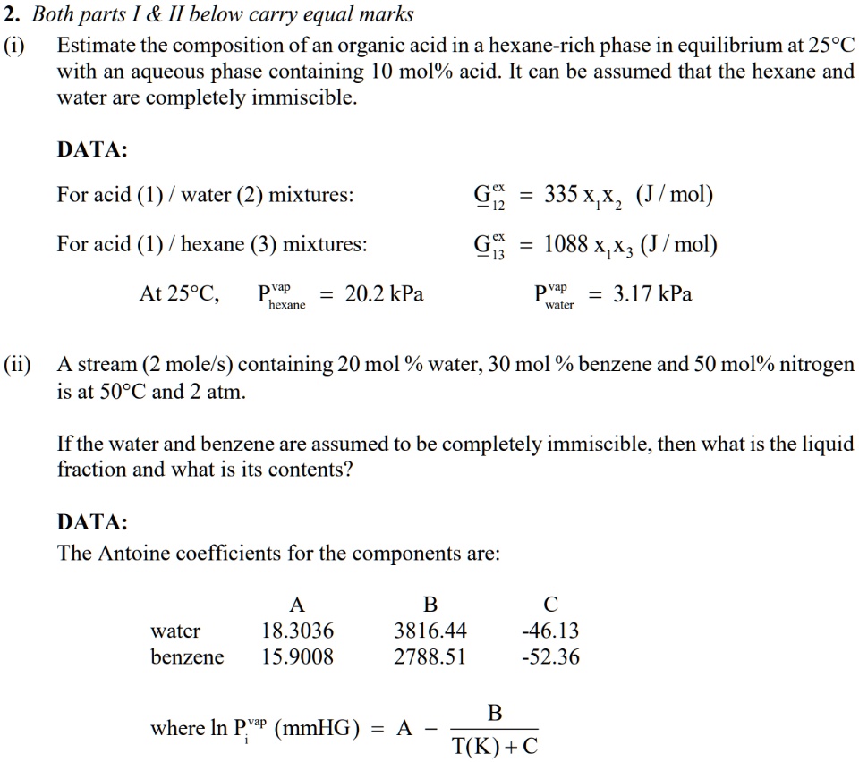 VIDEO solution: 2. Both parts I II below carry equal marks (i) Estimate ...