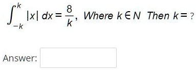 f ixl dx where k n then k answer 64028