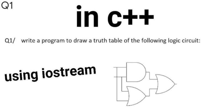 SOLVED: Please write this code in C++ Lo ++3 U! Ito write a program to ...