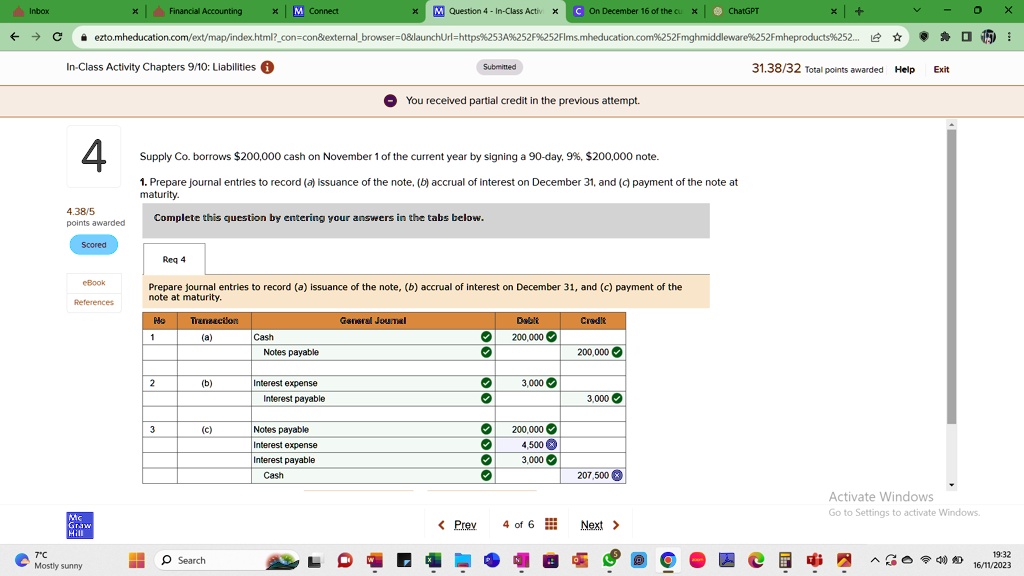 SOLVED: Inbox Financial Accounting MConnect Question 4 - In-Class ...