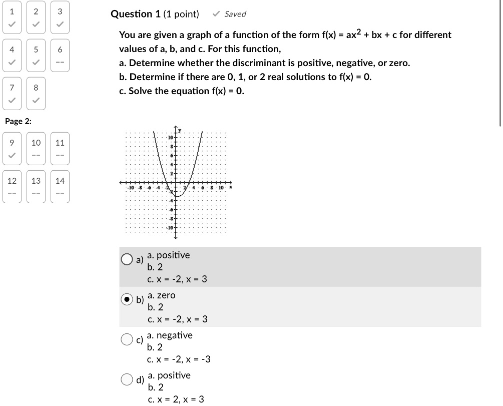 solved-question-1-1-point-saved-you-are-given-a-graph-of-a-function