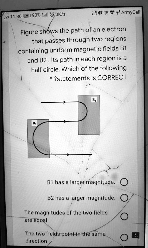 SOLVED:3 11.36 +090% Jll OKIs 20 ArmyCell Figure Shows The Path Of An ...