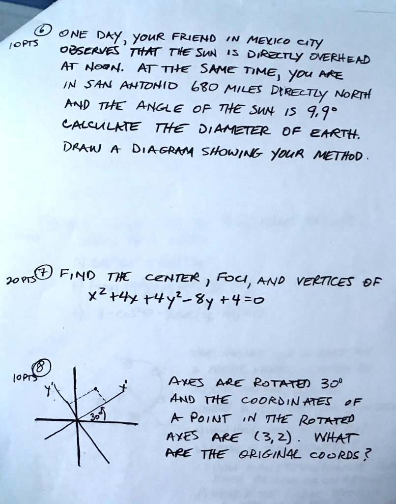 SOLVED I need help with 6 OBSERVES THAT THE SUN IS DIRECTLY OVERHEAD