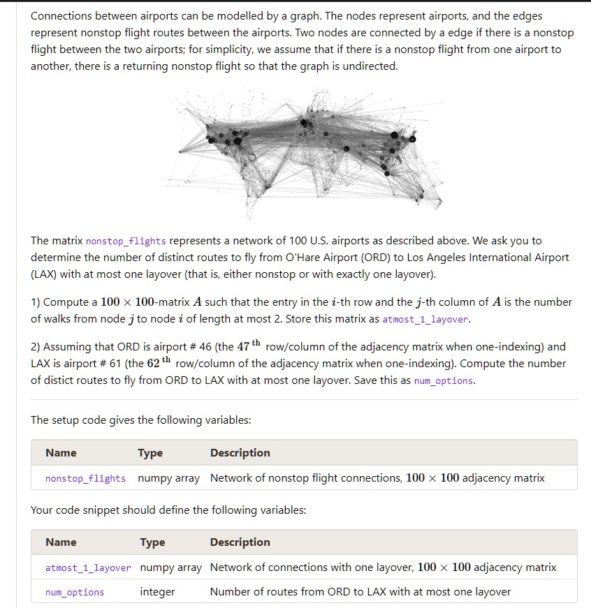 hello could you please answer this question in python connections ...