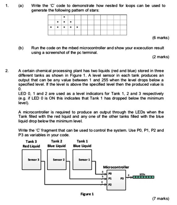 Write the code to demonstrate how nested for loops can be used to ...