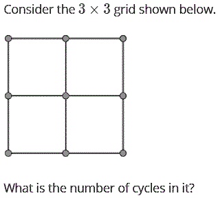 SOLVED: Consider the 3 X 3 grid shown below What is the number of ...