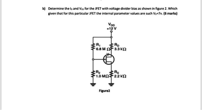 SOLVED: I need help solving this problem. b) Determine the lo and Vas ...