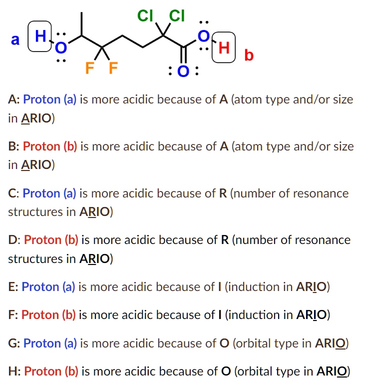 SOLVED: For the compound below, please determine which of the two ...