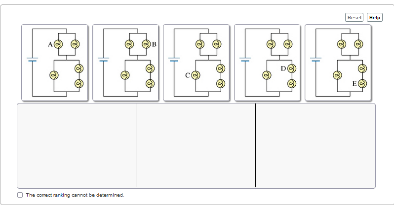 Consider A Circuit Containing Five Identical Light Bulbs And An Ideal ...