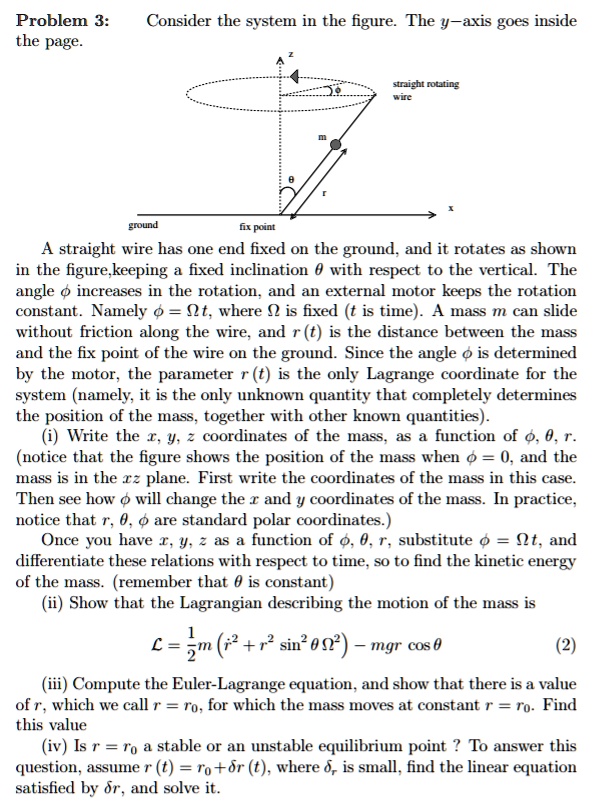 SOLVED: Problem 3: The Page Consider the system in the figure. The y ...