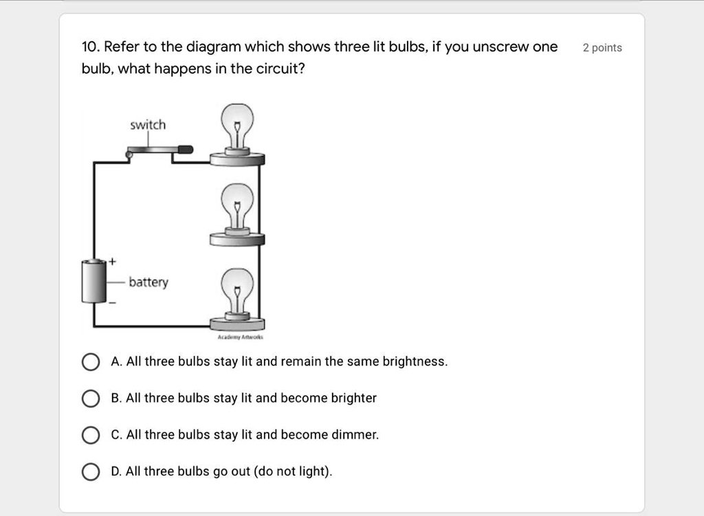 SOLVED 'A Physics question regarding circuits and electricity. 10