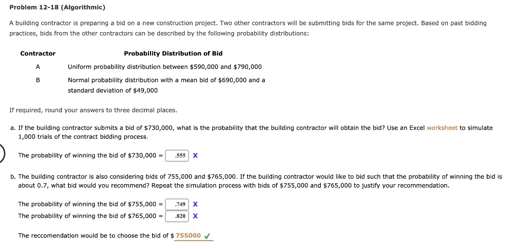 Building Contractor Is Preparing A Bid On A New Construction Project ...