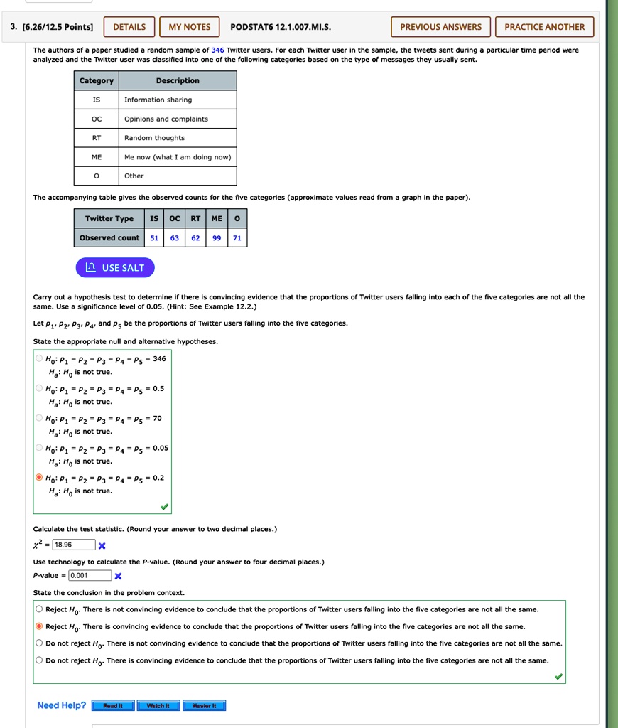 category description is information sharing oc opinions and complaints rt random thoughts me me now what i am doing now o other twitter type is oc rt me o observed count 51 63 62 99 71 ho p1 38683