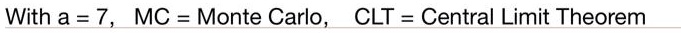 with a 7 mc monte carlo clt central limit theorem 10127