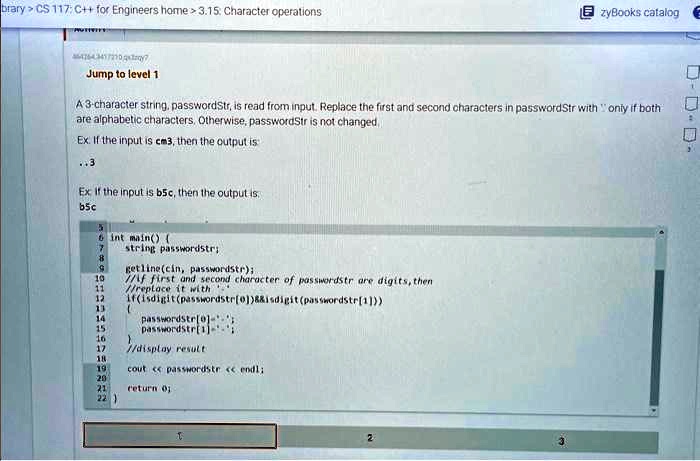 SOLVED: Texts: C++ Library > CS117 C++ for Engineers Home > 3.15 ...