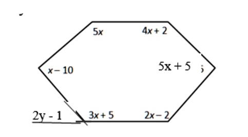 x - 10
5x
4x + 2
5x + 5
2y - 1
3x + 5
2x - 2