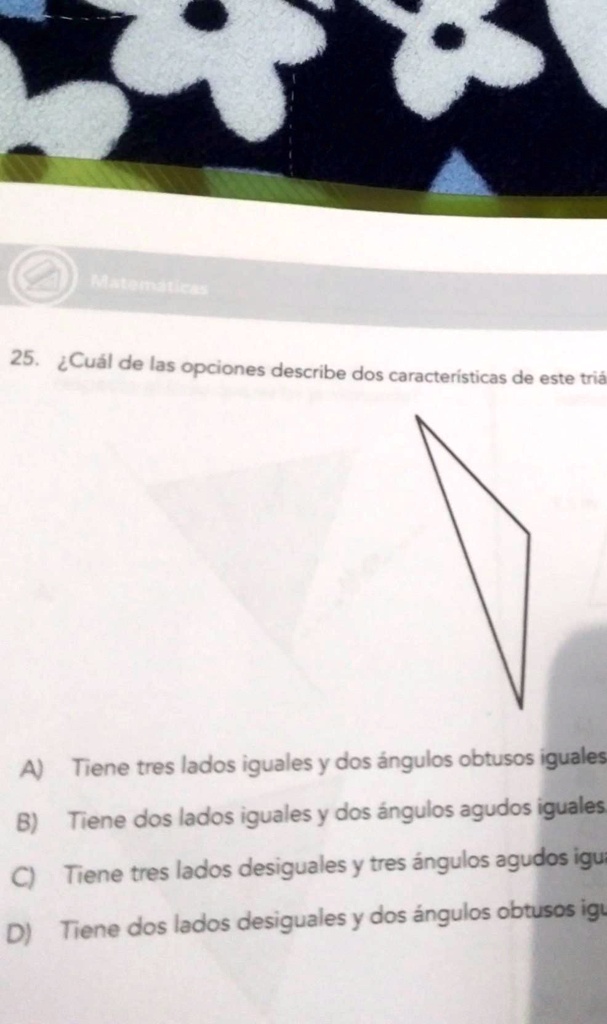 SOLVED: Cuál De Las Opciones Describe Dos Características De Este ...