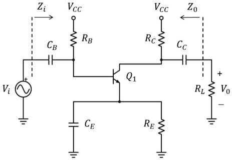 Solved: Consider The Following Amplifier Circuit With A Bjt Transistor 