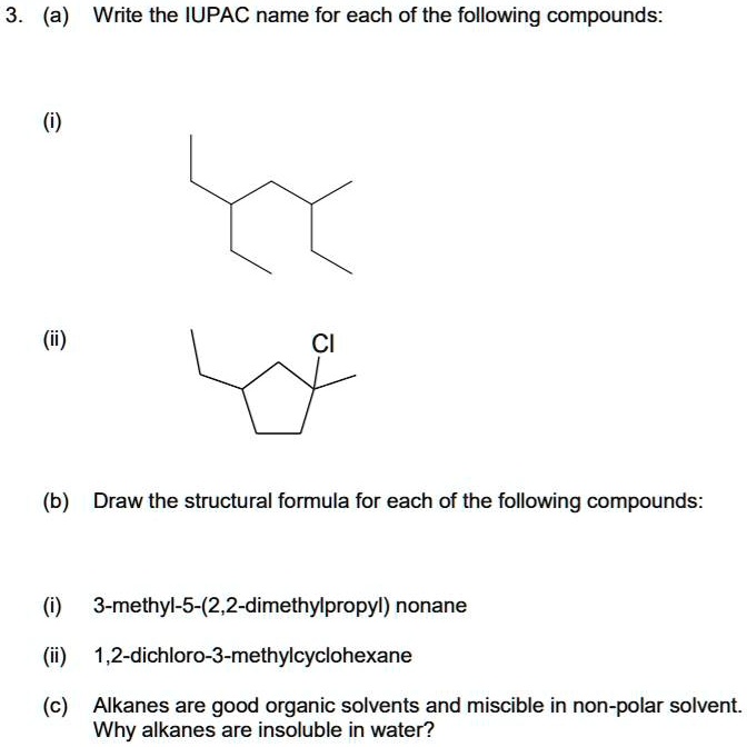 write the structural formula of the iupac name of 2 3-dimethylpentane