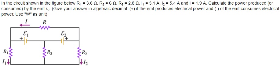 In the circuit shown in the figure below R 3.8 0, Rz … - SolvedLib