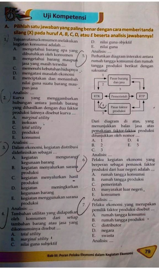 SOLVED: Dalam ekonomi, kegiatan distribusi didefinisikan sebagai A kegiatan mengurang) kegunaan barang B. kegiatan menyalurkan saranh produksi kegiatan menyalurkan hasil produksi D. kegiatan meningkatkan kegunaan barang E kegiatan menggunakan sarana ...