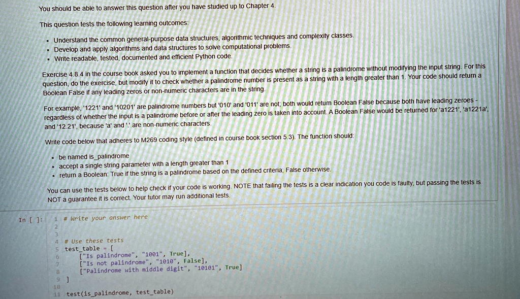 you should be able to answer this question after you have studied up to chapter 4 this question tests the following learning outcomes understand the common general purpose data structures al 99966