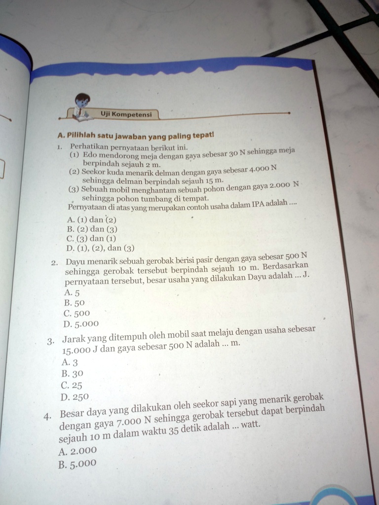 SOLVED: Tlong Y Kakak Kakak 1 Sampai 10 Kalau Yang Hitung Massa Atau ...