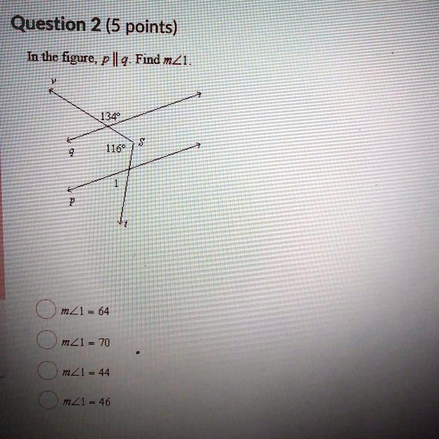 question 2 5 points in the figure p l 9 find mzi 116 mli 64 mzi 70 mzi 44 mzi 4 340 87416