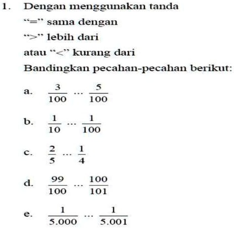 Solved Diklik Ya Buat Liat Sepenuhnya Soal Dengan Menggunakan Tanda Dan