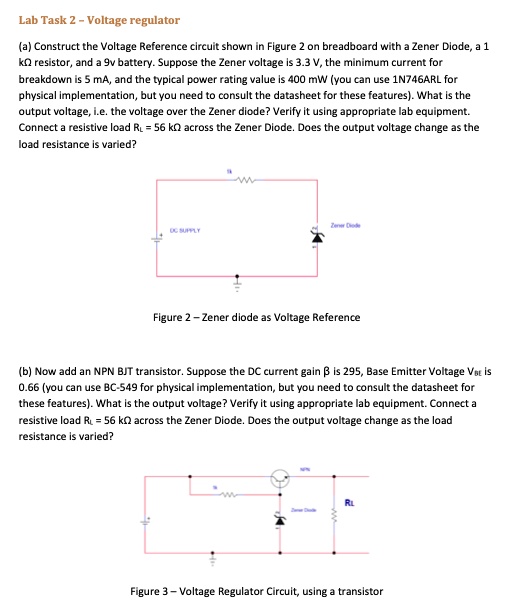 SOLVED Using TinkerCAD Lab Task 2 Voltage Regulator (a) Construct the