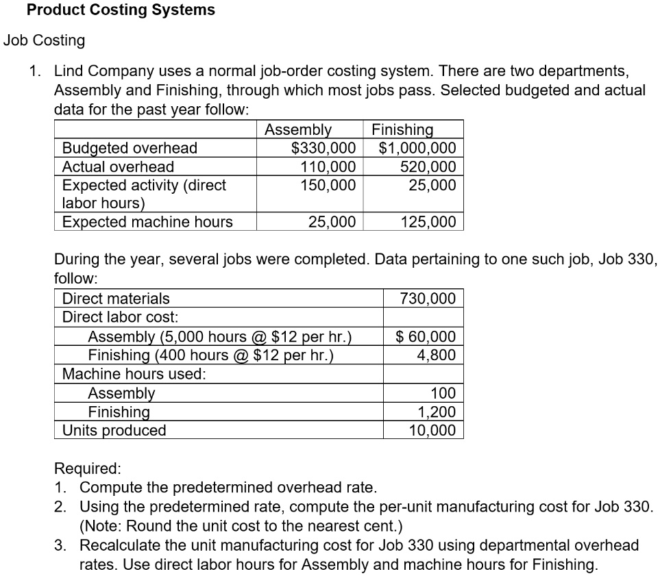 product-costing-systems-job-costing-1-lind-company-uses-a-normal-job