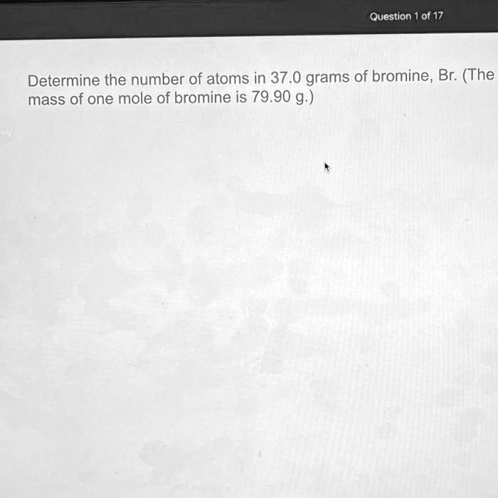 SOLVED please explain Question of 17 Determine the number of atoms in