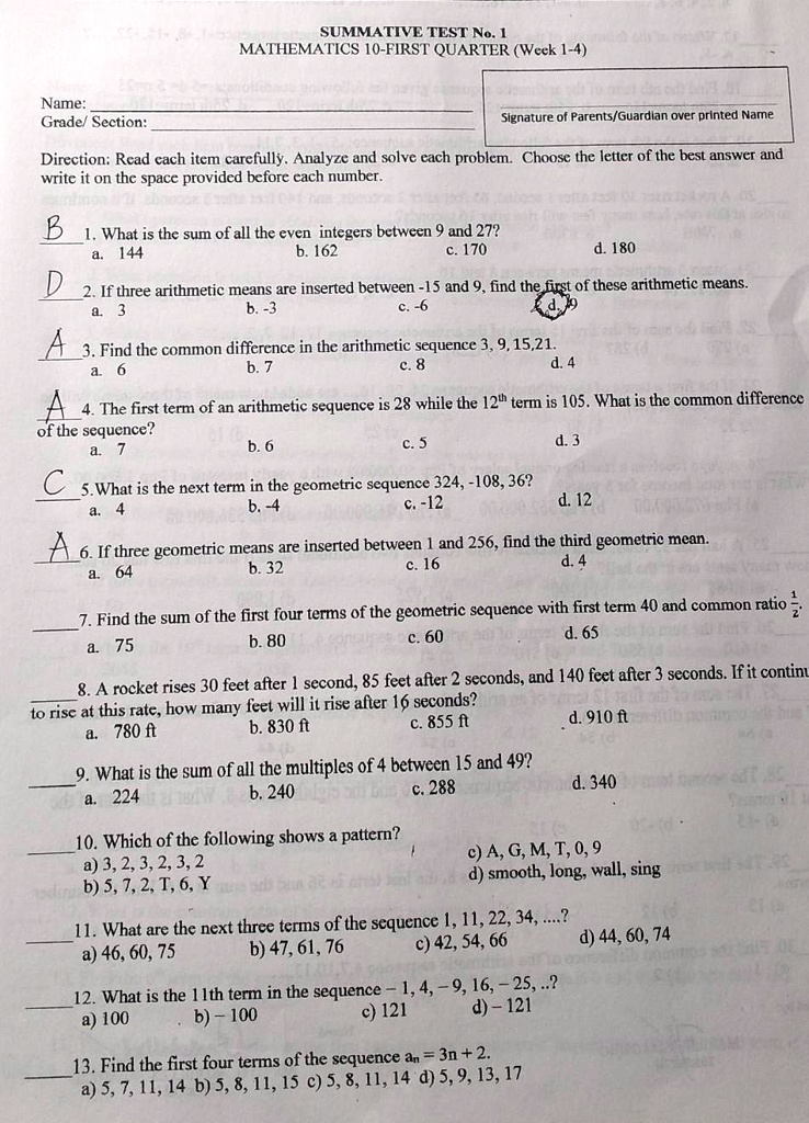 What is the sum of the first 30 terms of 5 9 13 17?