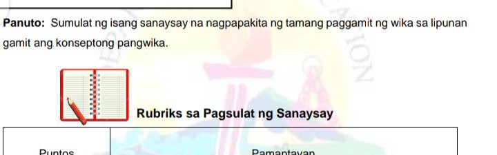 Panuto Sumulat Ng Sanaysay Na Nagpapakita Ng Pagpapah 7836