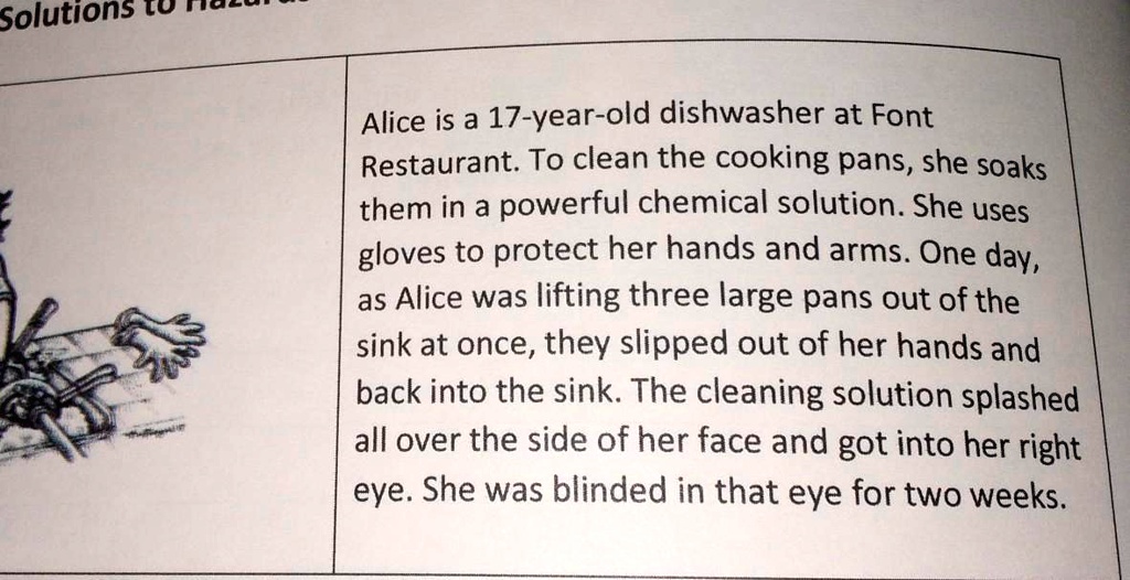 SOLVED What solutions can you think of that might prevent this injury