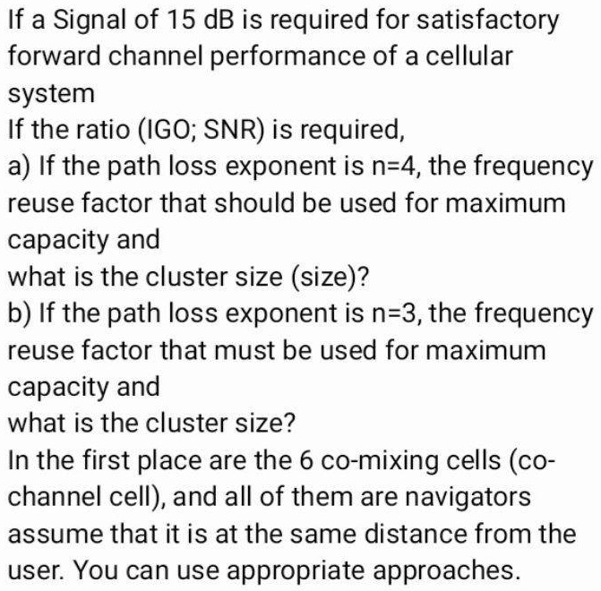 solved-if-a-signal-of-15-db-is-required-for-satisfactory-forward