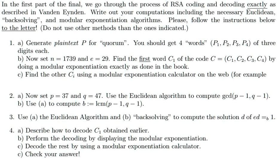 SOLVED: Please help me with this, showing me what you did and how ...