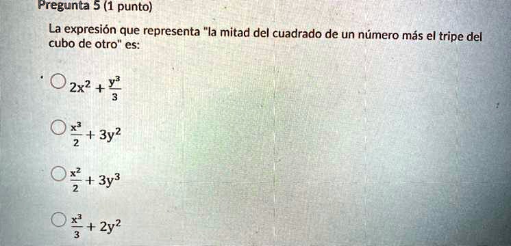 La Mitad Del Cuadrado De Un Numero