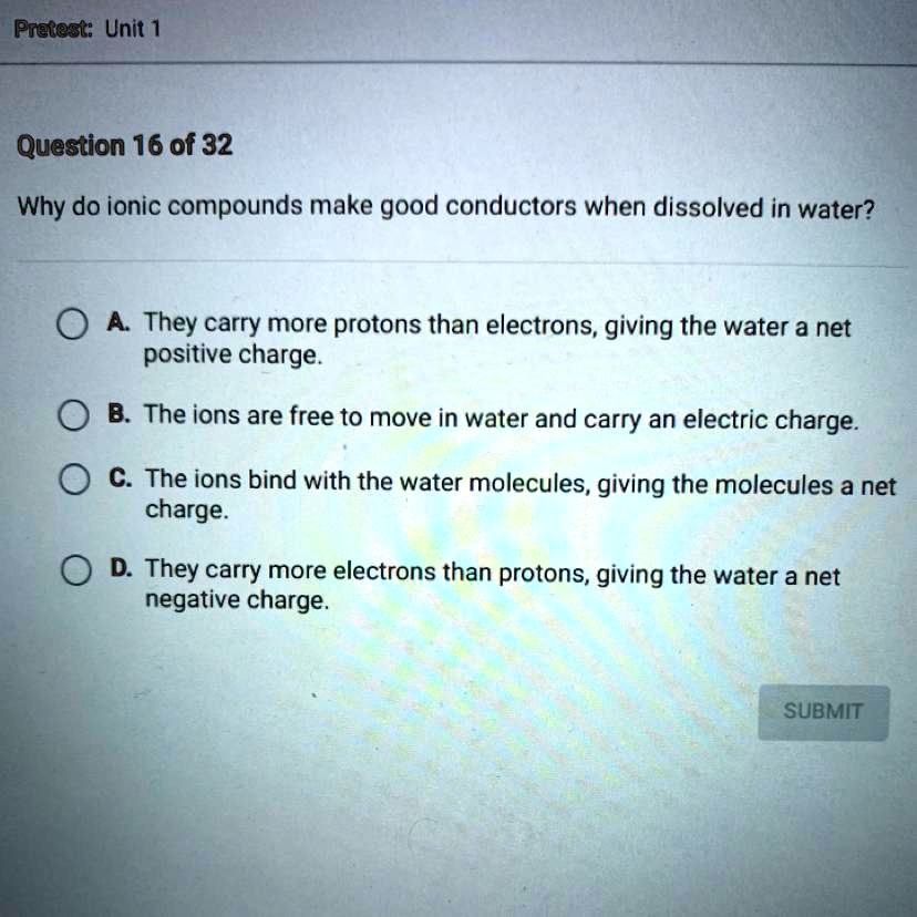 Good Electrical Conductors When Dissolved In Water at Kim Bailey blog