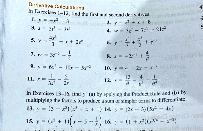 Solved 5. Find the first derivative of X-1/X (FROM FIRST