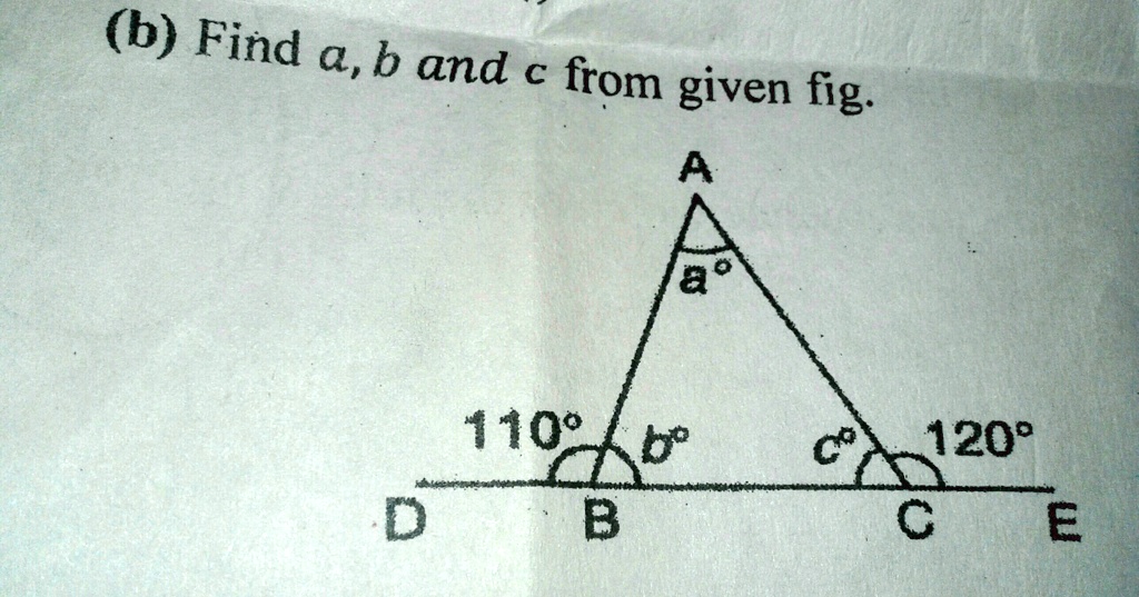 please answer quickly please b find ab and c from given fig a 1109 1209 e 75756