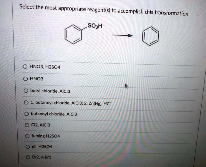 Accl alcl3 2025 zn hg hcl