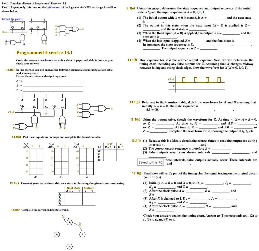 SOLVED: Texts: Please answer in details. Part I. Complete all steps of ...