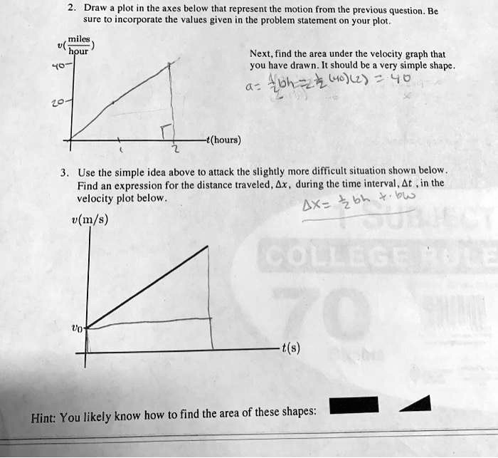 SOLVED: please do 2-3 2.Draw a plot in the axes below that represent ...