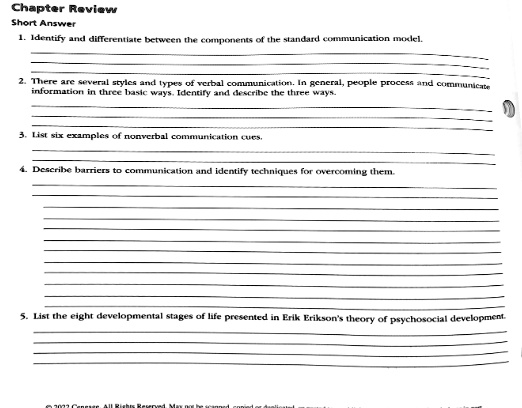 SOLVED: 1.Identify and differentiate between the components of the ...